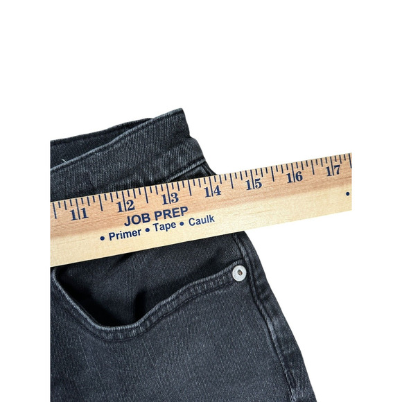 Madewell High-Rise Denim Shorts Black Size 26 Cut-Offs - Picture 5 of 6